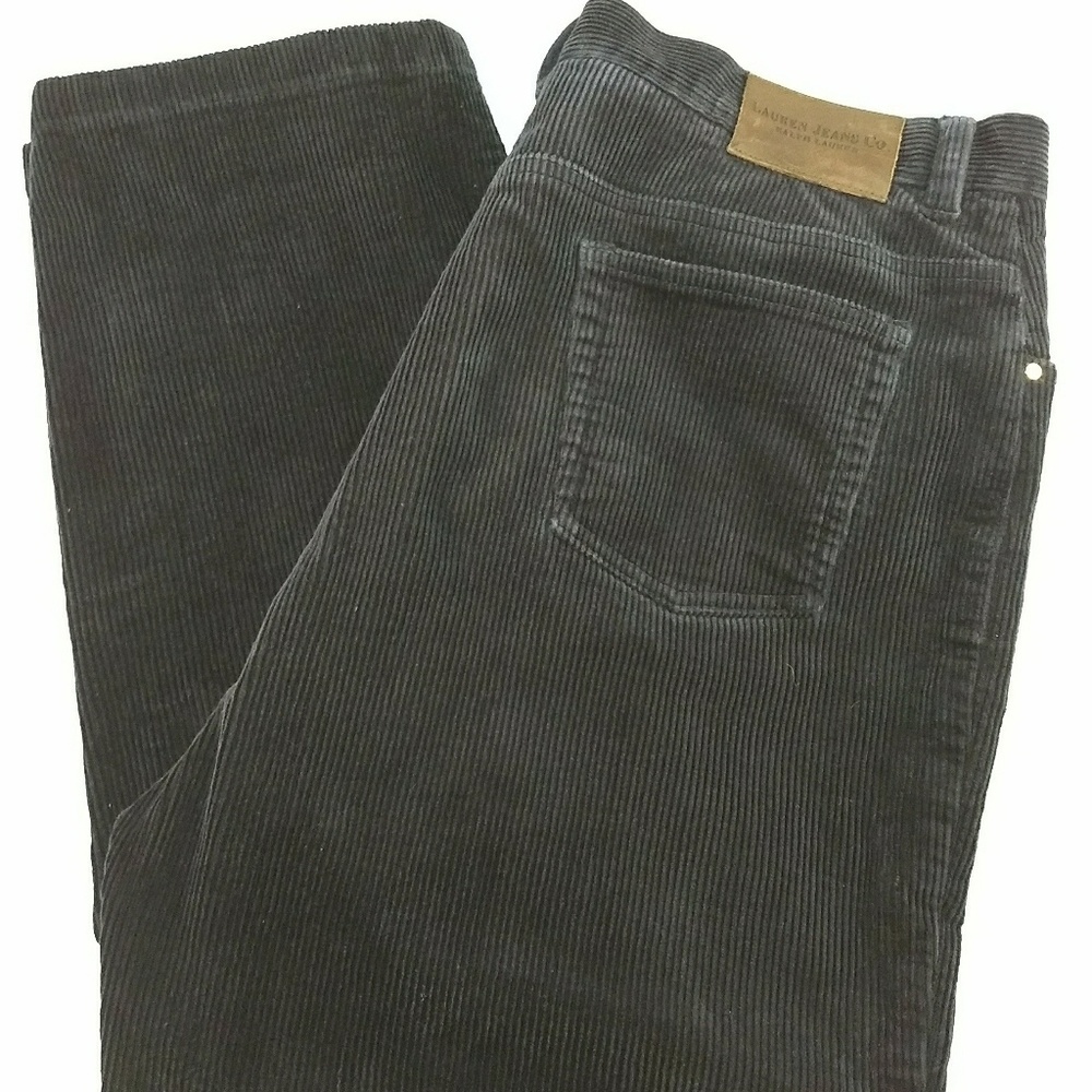 Ralph Lauren Navy Blue Coduroy Jeans Size 16